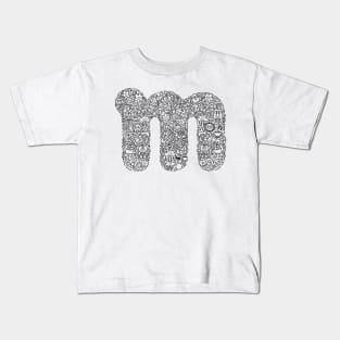 letter M Kids T-Shirt